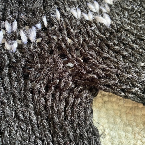 90s I Jones New York Sport I Fair Isle Sweater Knitted By Hand - Picture 15 of 16